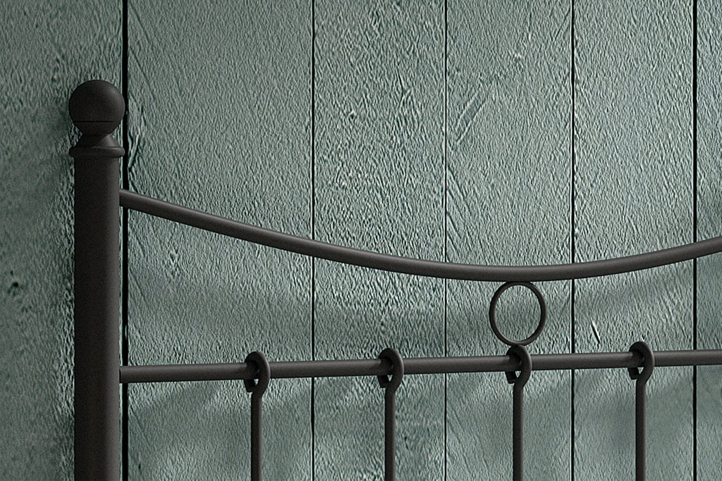 Bed Sandra 90x200 met lattenbodem Zwart