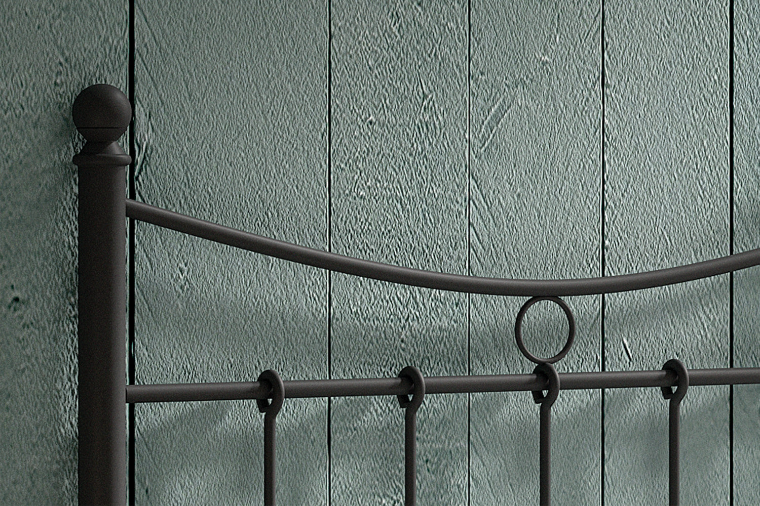 Bed Sandra 90x200 met lattenbodem Zwart