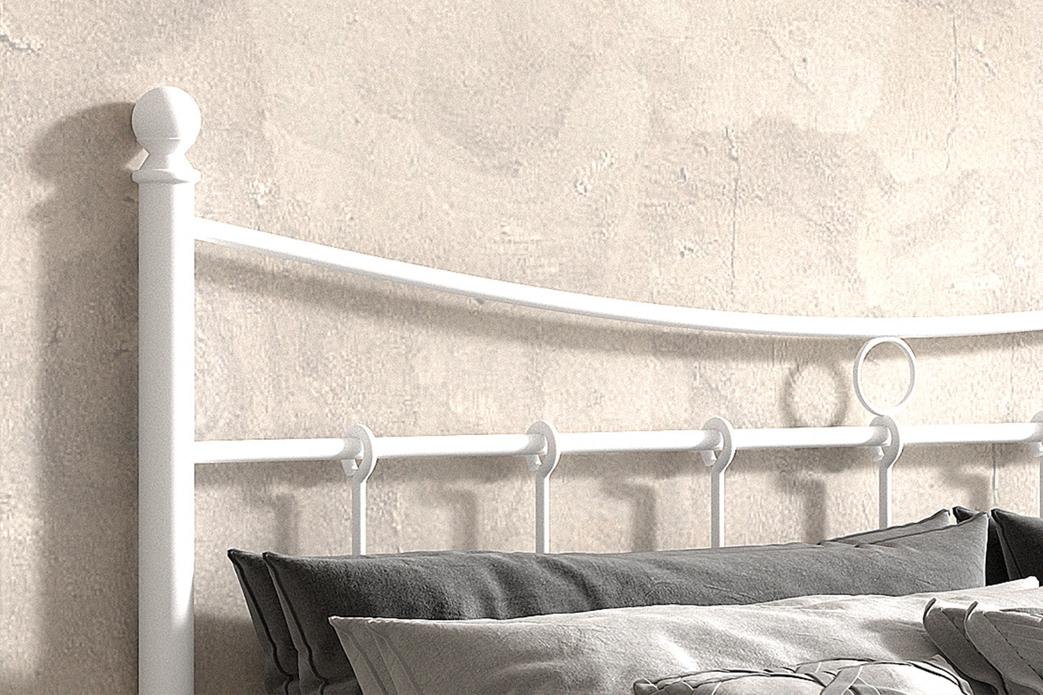 Bed Sandra 140/160x200 met lattenbodem Wit