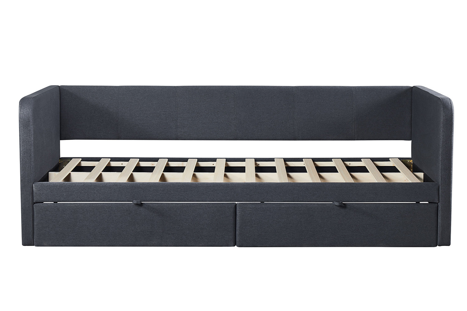 Bed Pamina 90x200 met lattenbodem Grijs