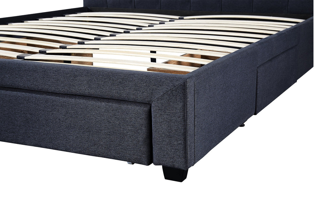 Bed Sander 160x200 met lattenbodem Grijs