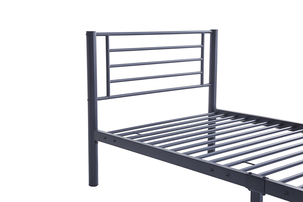 Bed Sola 90x200 Metaal Donkergrijs