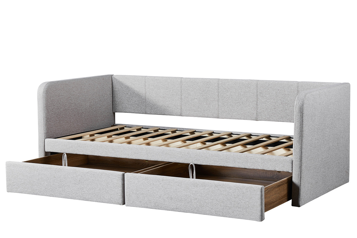 Bed Pamina 90x200 met lattenbodem Beige