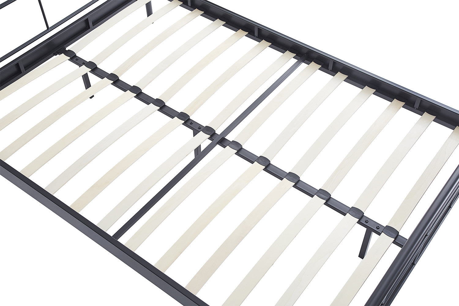 Bed Derek 140/160x200 Metaal Donkergrijs